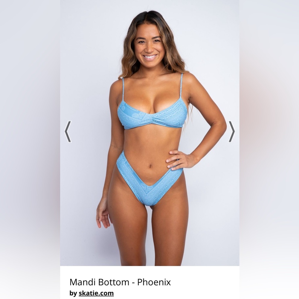 Skatie Mandi Bikini Bottom in Phoenix Print